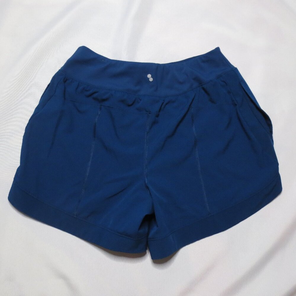 4/$14 TEK GEAR womens SHORTS teal ATHLETIC high waist YOGA running SIZE SMALL - Picture 7 of 8